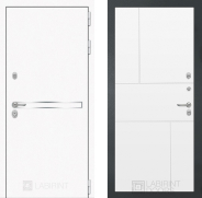 Дверь Лабиринт (LABIRINT) Лайн White 21 Белый софт 960х2050 мм