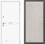 Дверь Лабиринт (LABIRINT) Лайн White 15 VINORIT Алмон 25 960х2050 мм