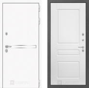 Дверь Лабиринт (LABIRINT) Лайн White 03 Белый софт 960х2050 мм