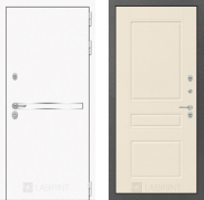 Дверь Лабиринт (LABIRINT) Лайн White 03 Крем софт 960х2050 мм