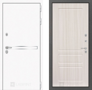 Дверь Лабиринт (LABIRINT) Лайн White 03 Сандал белый 960х2050 мм