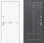 Дверь Лабиринт (LABIRINT) Лайн White 12 Венге 960х2050 мм
