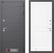 Дверь Лабиринт (LABIRINT) Ривер 11 Белый софт 860х2050 мм