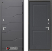 Дверь Лабиринт (LABIRINT) Ривер 11 Графит софт 960х2050 мм