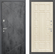 Дверь Лабиринт (LABIRINT) Лофт 12 Беленый дуб 860х2050 мм