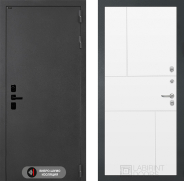 Дверь Лабиринт (LABIRINT) Acustic 21 Белый софт 860х2050 мм
