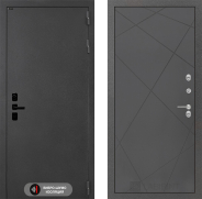Дверь Лабиринт (LABIRINT) Acustic 24 Графит софт 960х2050 мм