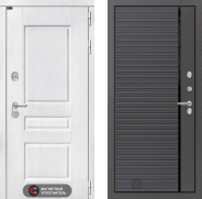 Дверь Лабиринт (LABIRINT) Versal 22 Графит софт 960х2050 мм