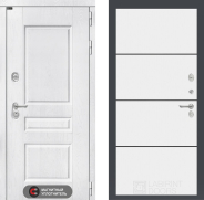 Дверь Лабиринт (LABIRINT) Versal 25 Белый софт 960х2050 мм