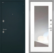 Дверь Интекрон (INTECRON) Греция ФЛЗ-120-М Зеркало Белый матовый 960х2050 мм