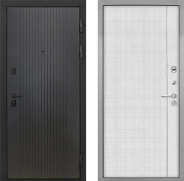 Дверь Интекрон (INTECRON) Профит Black ФЛ-295 В-07 с молдингом Лофт белый 860х2050 мм