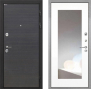 Дверь Интекрон (INTECRON) Гектор Эковенге ФЛЗ-120-М Зеркало Белый матовый 860х2050 мм