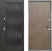 Дверь Интекрон (INTECRON) Олимпия Black 4К Гладкая шпон Венге коричневый 860х2050 мм
