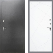 Дверь Рекс (REX) 2А Серебро Антик FL-291 Силк Сноу 960х2050 мм