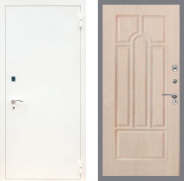 Дверь Рекс (REX) 1А Белая шагрень FL-58 Беленый дуб 960х2050 мм