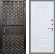 Дверь Рекс (REX) 15 Черный Кварц FL-2 Силк Сноу